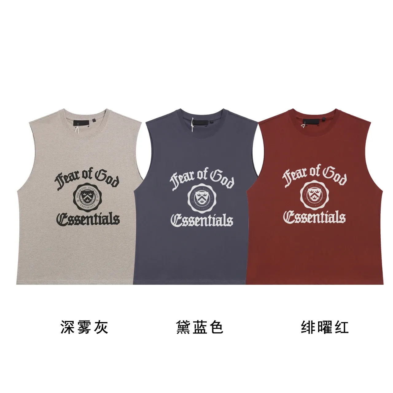 Essentials FOG T ：BX 8832# ： Red Blue Sizes：S M L XL ： ： ！